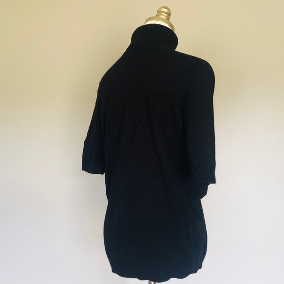 Lane Bryant Black Pullover Size 14 16 Short Sleeves - Picture 7 of 9